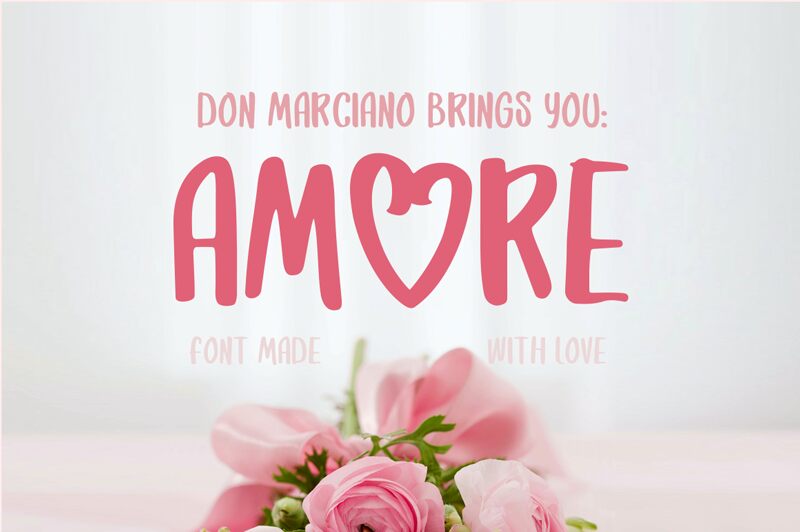 Amore Schriftart
