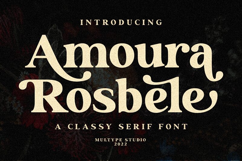Amoura Rosbele Шрифт
