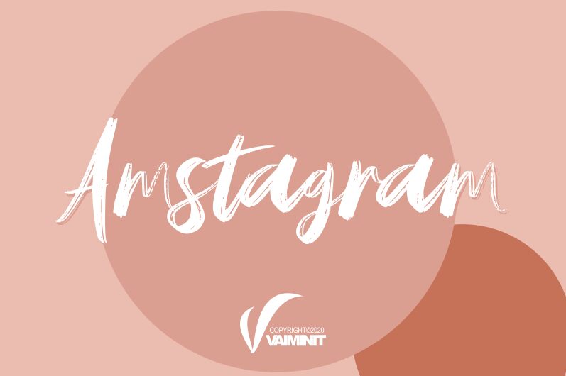 Amstagram Czcionka