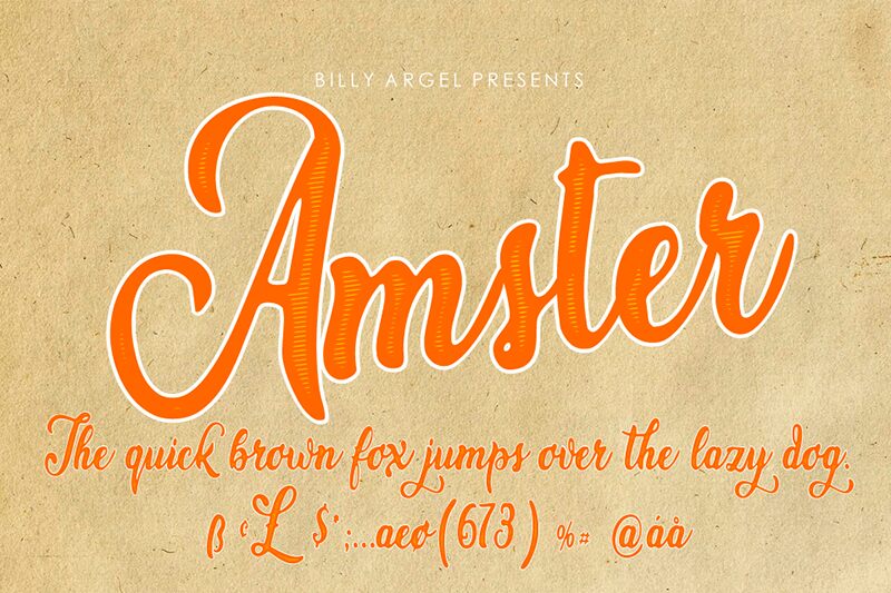 Amster Schriftart
