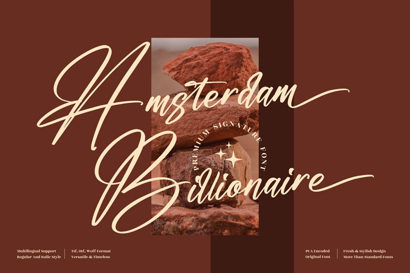 Amsterdam Billionaire Schriftart