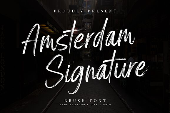 Amsterdam Signature Carattere