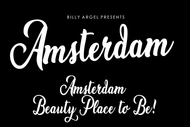 Amsterdam Schriftart
