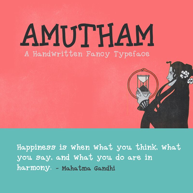 Amutham Schriftart