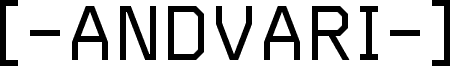 Preview of the [-Andvari-] font