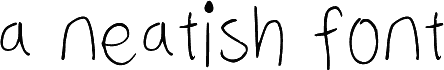 a neatish font Regular