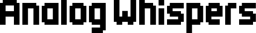 Analog Whispers FREE Regular czcionka