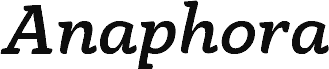 AnaphoraTrial-MediumItalic