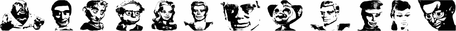 Preview of the Anderson Dings 3 font