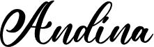 Andina шрифт