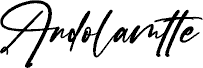 Andolamtte Schriftart