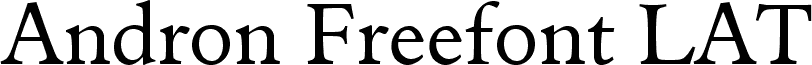 Andron Freefont LAT