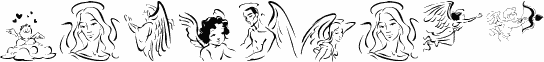 Preview of the Angelinos font