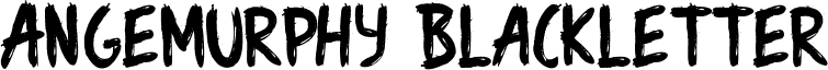Angemurphy Demo Blackletter