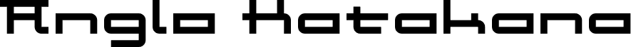 Anglo Katakana Regular