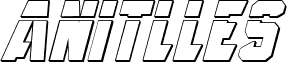 Anitlles Laser 3D Italic