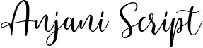 AnjaniScriptDEMO font