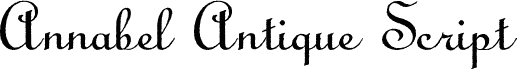 Annabel Antique Script