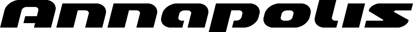 Annapolis Lower Case Expanded Italic