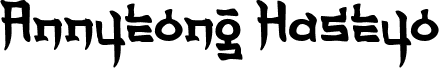 Annyeong Haseyo