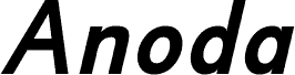 Anoda Bold Italic Trial