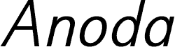 Anoda Light Italic Trial