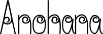 Anohana Typeface