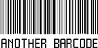 Another barcode font