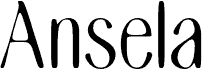 AnselaDrawn-Regular Demo