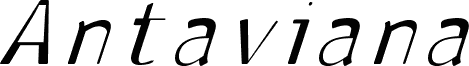 معاينة خط Antaviana Italic