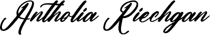 Antholia Riechgan DEMO VERSION Italic
