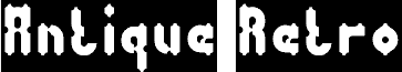 Vorschau der Schriftart Antique Retro-Inverse