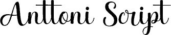Anttoni Script шрифт