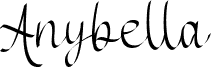 Anybella - Personal Use Schriftart