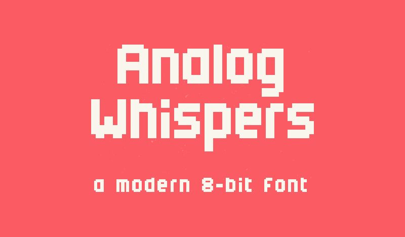 Analog Whispers Schriftart