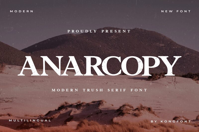 Anarcopy Schriftart