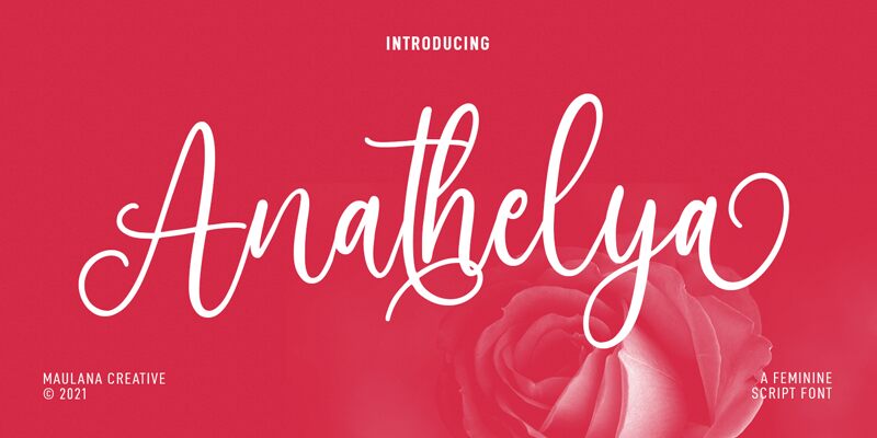 Anathelya font