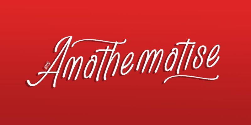 Anathemathise Schriftart