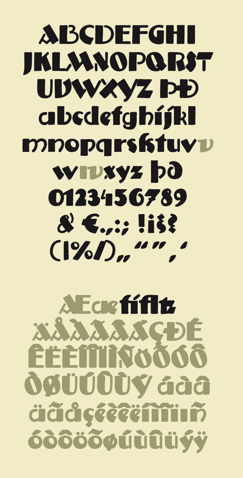 Anatole France iF Schriftart