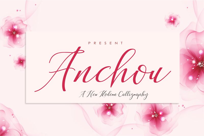 Anchou Schriftart
