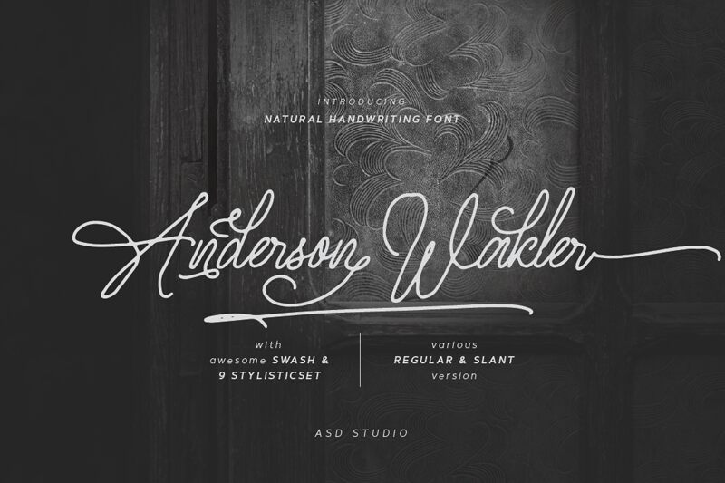 Anderson Wakler Czcionka