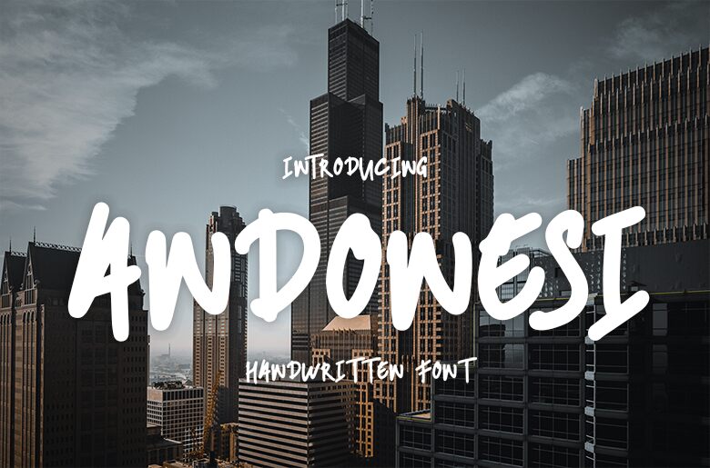 ANDONESI Schriftart