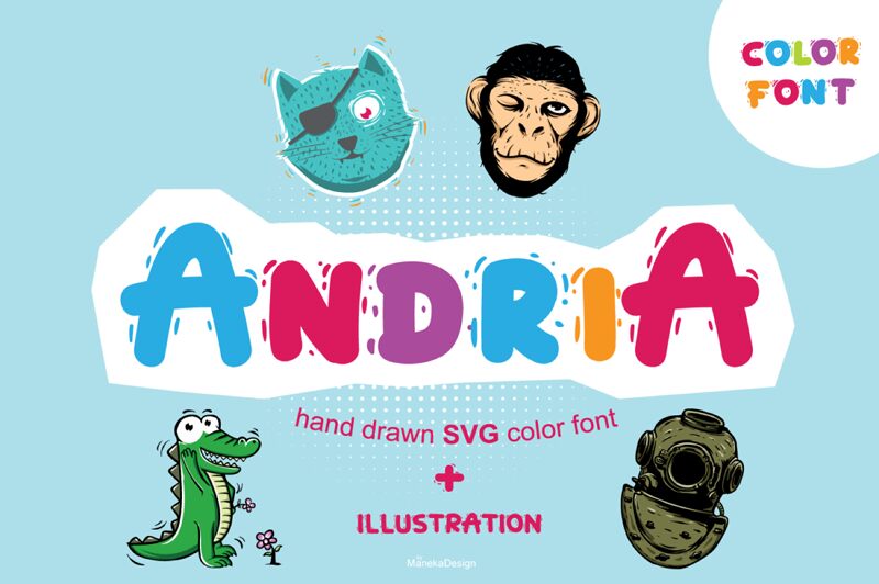Andria الخط