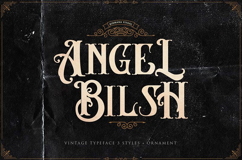 AngeL Bilsh Schriftart
