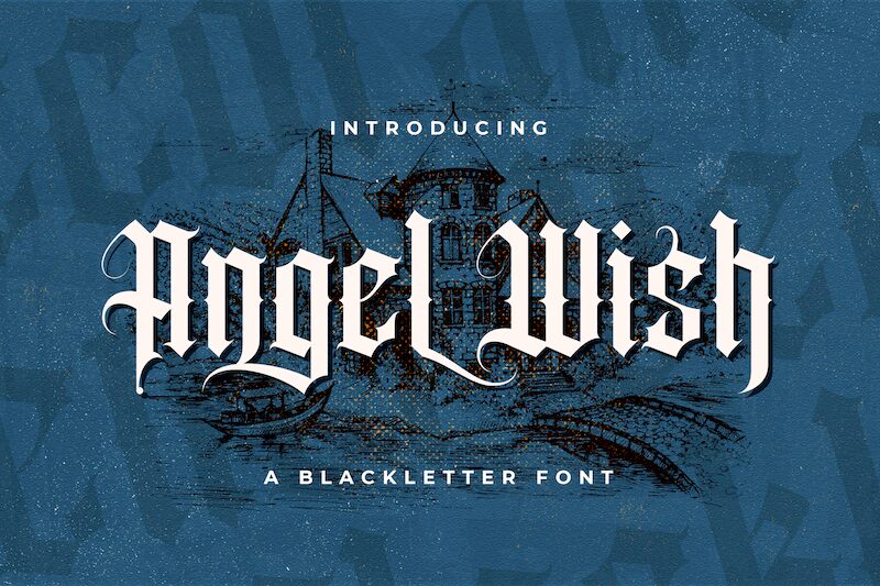 Angel wish Schriftart