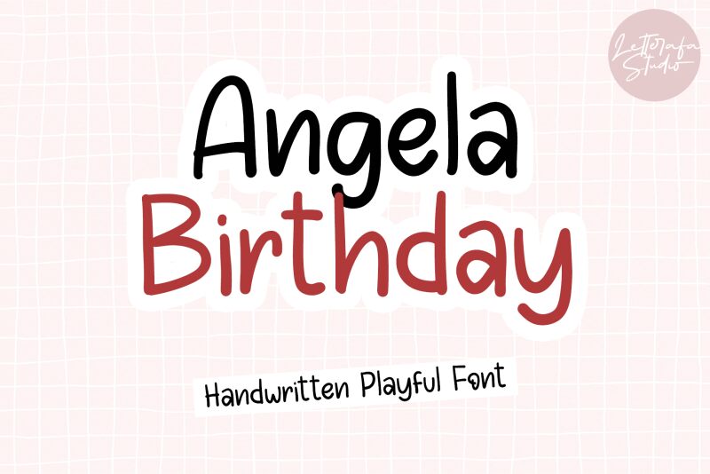 Angela Birthday Carattere
