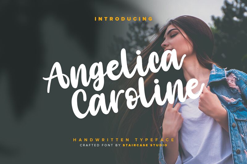 Angelica Caroline Schriftart