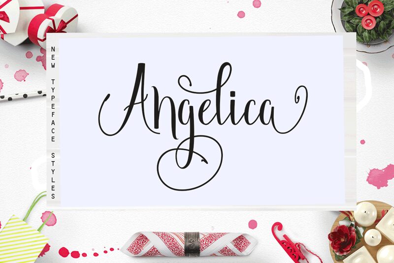 Angelica Schriftart