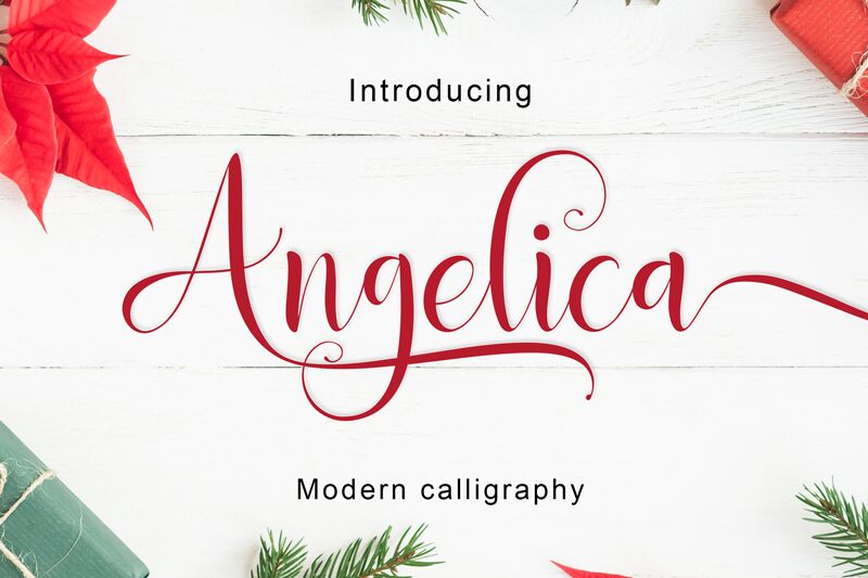 Angelica Schriftart
