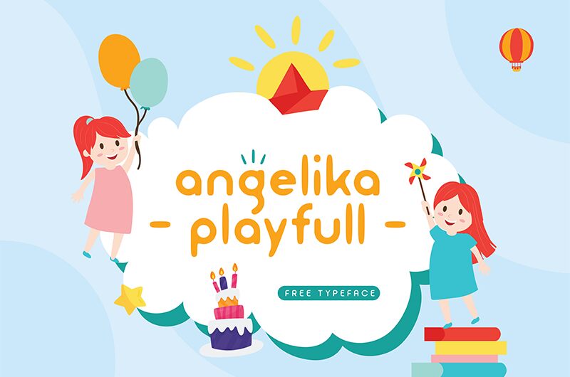 Angelika Playfull Schriftart